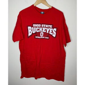 Ohio State Buckeyes OSU Shirt Mens XL Red Graphic Cotton J America NEW